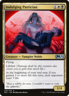 Indulging Patrician (219) [Core Set 2021] foil - Deck Out Gaming