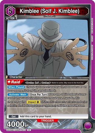 Kimblee (Solf J. Kimblee) (073) (UE09BT/FMA-1-073) [UE09BT: FULLMETAL ALCHEMIST] Foil - Deck Out Gaming