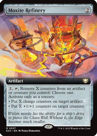 Moxite Refinery (Extended Art) (37) [Commander: Edge of Eternities] - Deck Out Gaming