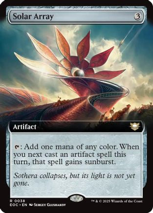 Solar Array (Extended Art) (38) [Commander: Edge of Eternities] - Deck Out Gaming