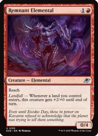 Remnant Elemental (155) [Edge of Eternities] foil - Deck Out Gaming