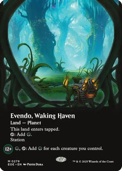 Evendo, Waking Haven (Borderless) (279) [Edge of Eternities] foil - Deck Out Gaming