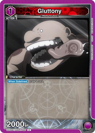 Gluttony (080) (UE09BT/FMA-1-080) [UE09BT: FULLMETAL ALCHEMIST] - Deck Out Gaming