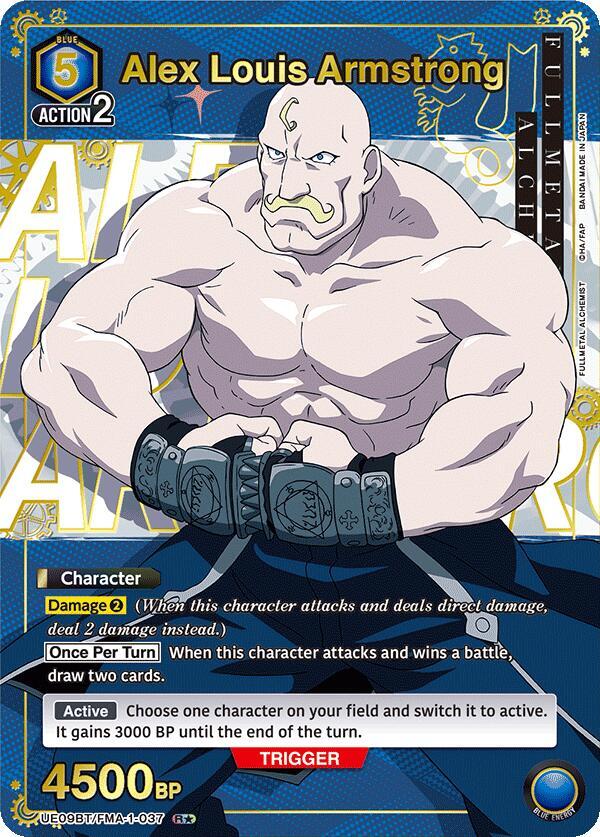 Alex Louis Armstrong (037) (R*) (UE09BT/FMA-1-037) [UE09BT: FULLMETAL ALCHEMIST] Foil - Deck Out Gaming
