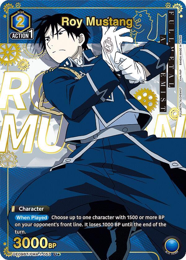 Roy Mustang (053) (U*) (UE09BT/FMA-1-053) [UE09BT: FULLMETAL ALCHEMIST] Foil - Deck Out Gaming