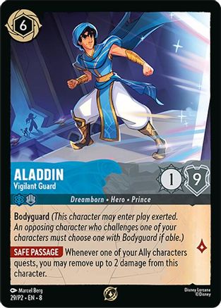 Aladdin - Vigilant Guard (29) [Disney Lorcana Promo Cards] Cold Foil - Deck Out Gaming