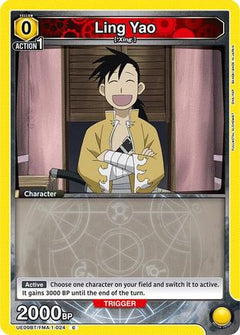 Ling Yao (024) (Box Topper Foil) (UE09BT/FMA-1-024) [UE09BT: FULLMETAL ALCHEMIST] Foil - Deck Out Gaming