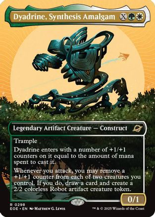 Dyadrine, Synthesis Amalgam (Borderless) (298) [Edge of Eternities] foil - Deck Out Gaming