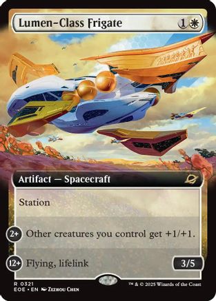 Lumen-Class Frigate (Extended Art) (321) [Edge of Eternities] - Deck Out Gaming
