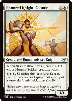 Honored Knight-Captain (22) [Edge of Eternities] - Deck Out Gaming
