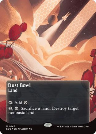 Dust Bowl (0057) (Borderless) (Galaxy Foil) (147) [Edge of Eternities: Stellar Sights] foil - Deck Out Gaming