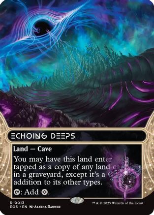 Echoing Deeps (0013) (Borderless) (13) [Edge of Eternities: Stellar Sights] foil - Deck Out Gaming