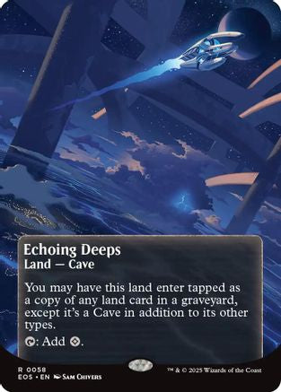Echoing Deeps (0058) (Borderless) (58) [Edge of Eternities: Stellar Sights] - Deck Out Gaming