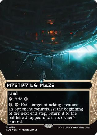 Meteor Crater (0119) (Borderless) (Galaxy Foil) (119) [Edge of Eternities: Stellar Sights] foil - Deck Out Gaming