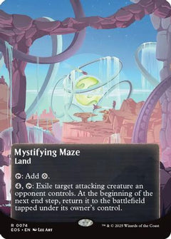 Mystifying Maze (0074) (Borderless) (74) [Edge of Eternities: Stellar Sights] foil - Deck Out Gaming