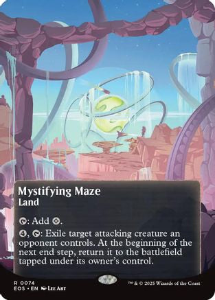 Mystifying Maze (0074) (Borderless) (74) [Edge of Eternities: Stellar Sights] - Deck Out Gaming