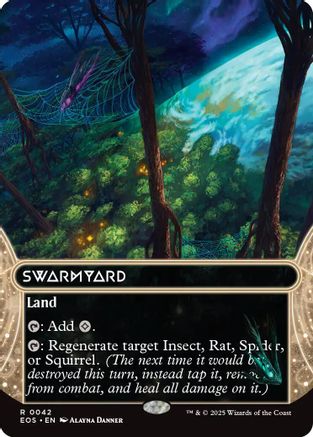Swarmyard (0042) (Borderless) (42) [Edge of Eternities: Stellar Sights] - Deck Out Gaming