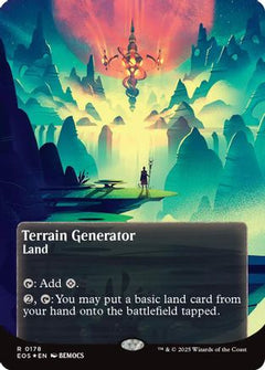 Terrain Generator (0178) (Borderless) (Galaxy Foil) (178) [Edge of Eternities: Stellar Sights] foil - Deck Out Gaming