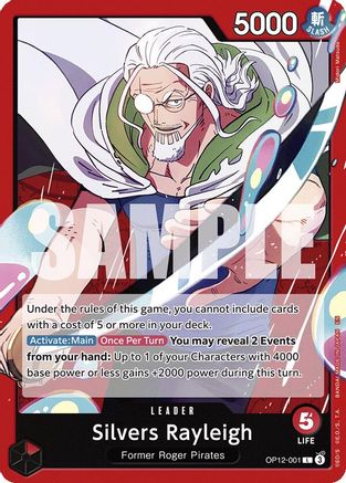 Silvers Rayleigh (OP12-001) [Legacy of the Master] - Deck Out Gaming