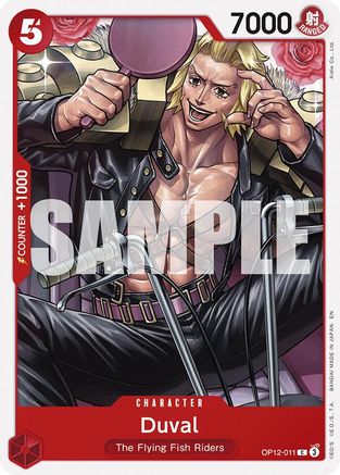 Duval (OP12-011) [Legacy of the Master] - Deck Out Gaming