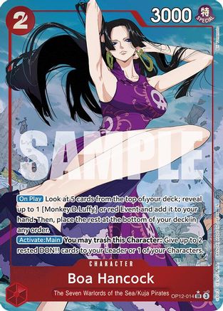 Boa Hancock (Alternate Art) (OP12-014) [Legacy of the Master] Foil - Deck Out Gaming