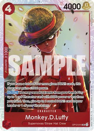 Monkey.D.Luffy (OP12-015) [Legacy of the Master] Foil - Deck Out Gaming