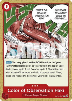 Color of Observation Haki (OP12-017) [Legacy of the Master] - Deck Out Gaming