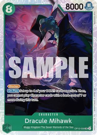 Dracule Mihawk (OP12-030) [Legacy of the Master] Foil - Deck Out Gaming