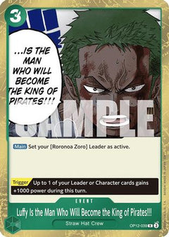 Luffy Is the Man Who Will Become the King of Pirates!!! (OP12-039) [Legacy of the Master] Foil - Deck Out Gaming