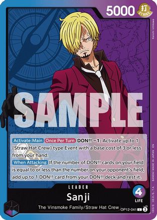 Sanji (041) (OP12-041) [Legacy of the Master] - Deck Out Gaming
