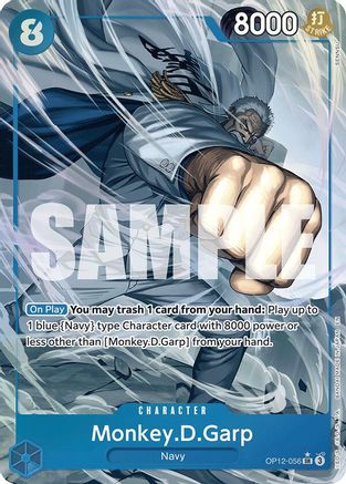 Monkey.D.Garp (Alternate Art) (OP12-056) [Legacy of the Master] Foil - Deck Out Gaming