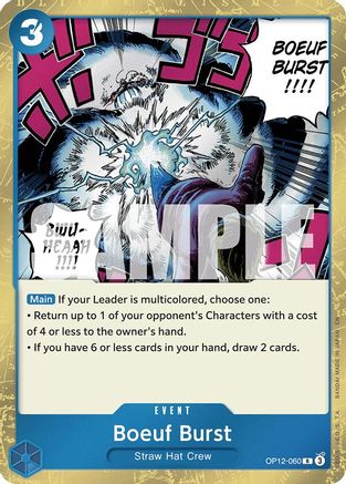 Boeuf Burst (OP12-060) [Legacy of the Master] Foil - Deck Out Gaming