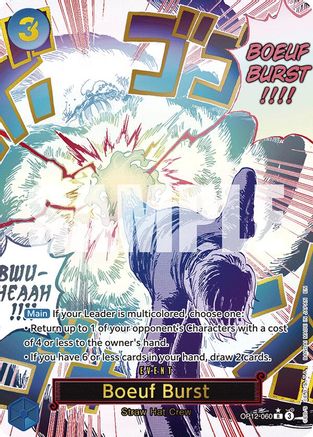 Boeuf Burst (Alternate Art) (OP12-060) [Legacy of the Master] Foil - Deck Out Gaming