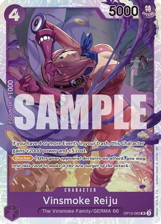 Vinsmoke Reiju (OP12-063) [Legacy of the Master] Foil - Deck Out Gaming