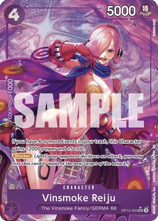 Vinsmoke Reiju (Alternate Art) (OP12-063) [Legacy of the Master] Foil - Deck Out Gaming