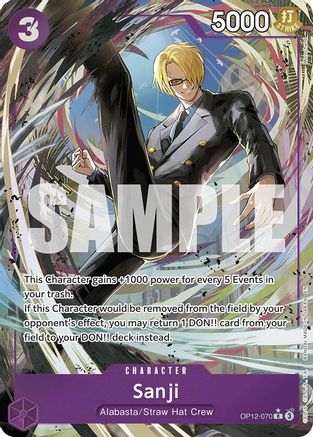 Sanji (070) (Alternate Art) (OP12-070) [Legacy of the Master] Foil - Deck Out Gaming