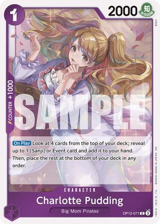 Charlotte Pudding (OP12-071) [Legacy of the Master] Foil - Deck Out Gaming