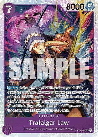 Trafalgar Law (073) (OP12-073) [Legacy of the Master] Foil - Deck Out Gaming