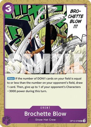 Brochette Blow (OP12-078) [Legacy of the Master] - Deck Out Gaming