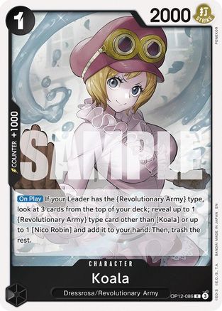 Koala (086) (OP12-086) [Legacy of the Master] Foil - Deck Out Gaming