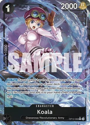 Koala (086) (Alternate Art) (OP12-086) [Legacy of the Master] Foil - Deck Out Gaming