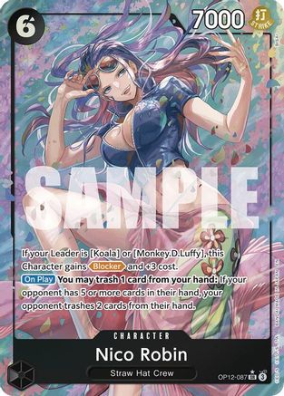 Nico Robin (Alternate Art) (OP12-087) [Legacy of the Master] Foil - Deck Out Gaming