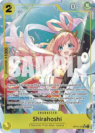 Shirahoshi (Alternate Art) (OP12-102) [Legacy of the Master] Foil - Deck Out Gaming