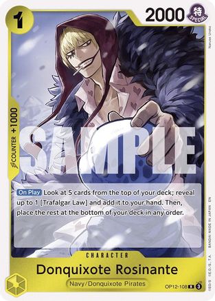 Donquixote Rosinante (108) (OP12-108) [Legacy of the Master] Foil - Deck Out Gaming