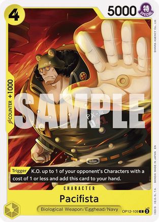 Pacifista (OP12-109) [Legacy of the Master] - Deck Out Gaming