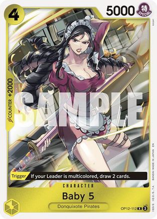 Baby 5 (112) (OP12-112) [Legacy of the Master] Foil - Deck Out Gaming