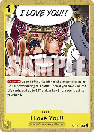 I Love You!! (OP12-115) [Legacy of the Master] - Deck Out Gaming