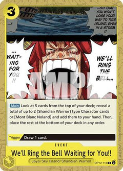 We'll Ring the Bell Waiting for You!! (OP12-116) [Legacy of the Master] - Deck Out Gaming