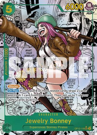 Jewelry Bonney (118) (Manga) (OP12-118) [Legacy of the Master] Foil - Deck Out Gaming