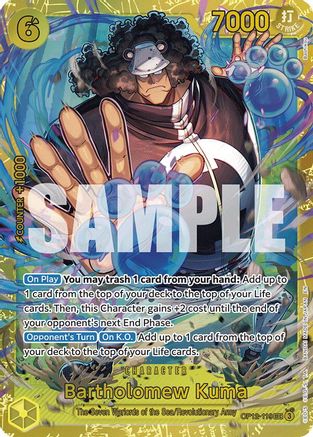 Bartholomew Kuma (OP12-119) [Legacy of the Master] Foil - Deck Out Gaming